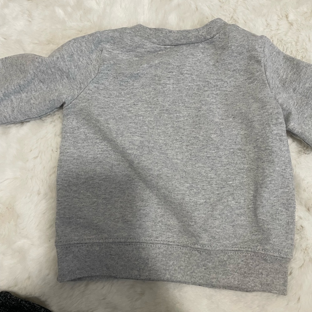 Carter's Gray Animal Face Sweatshirt - Picture 3 of 4